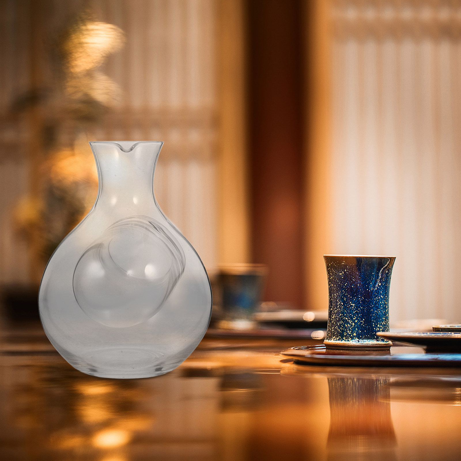 Glass Decanter Whiskey - Прозрачный стеклянный декантер для вина, декоративная
