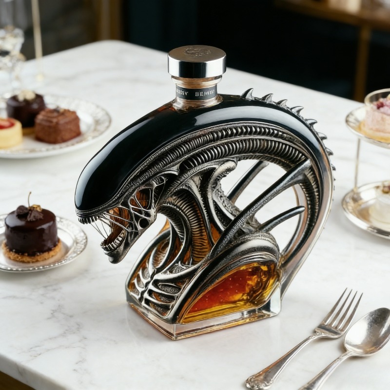 Glass Decanter Whiskey - Декантер для виски в форме ксеноморфа,