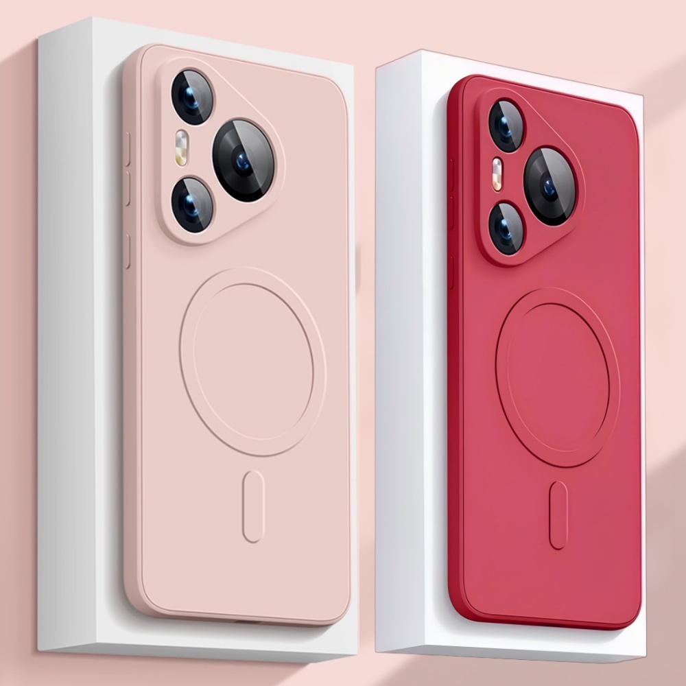 Huawei Pura 70 - Роскошный силиконовый чехол для телефона Magsafe