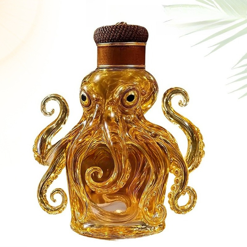 Glass Decanter Whiskey - 3D-декантер для виски в форме осьминога,