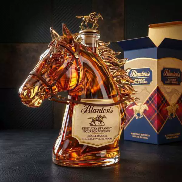 Glass Decanter Whiskey - Графин для виски в форме лошади,