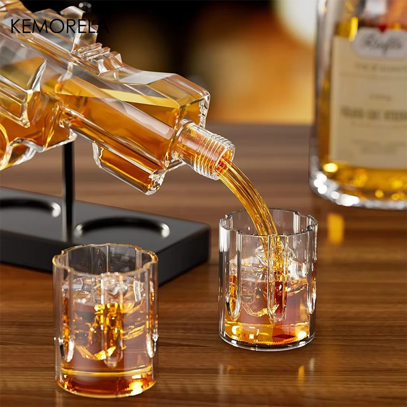 KEMORELA револьверный стеклянн – обзор и цена Glass Decanter Whiskey