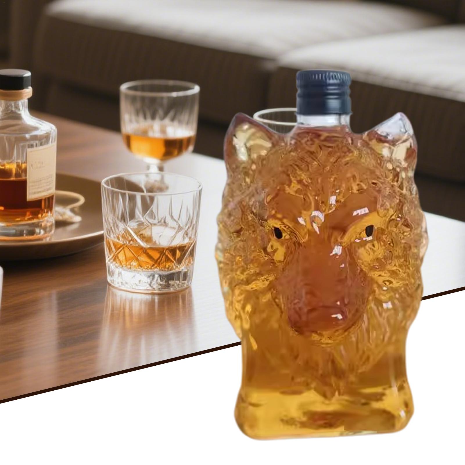Художественная статуя волка, б – обзор и цена Glass Decanter Whiskey