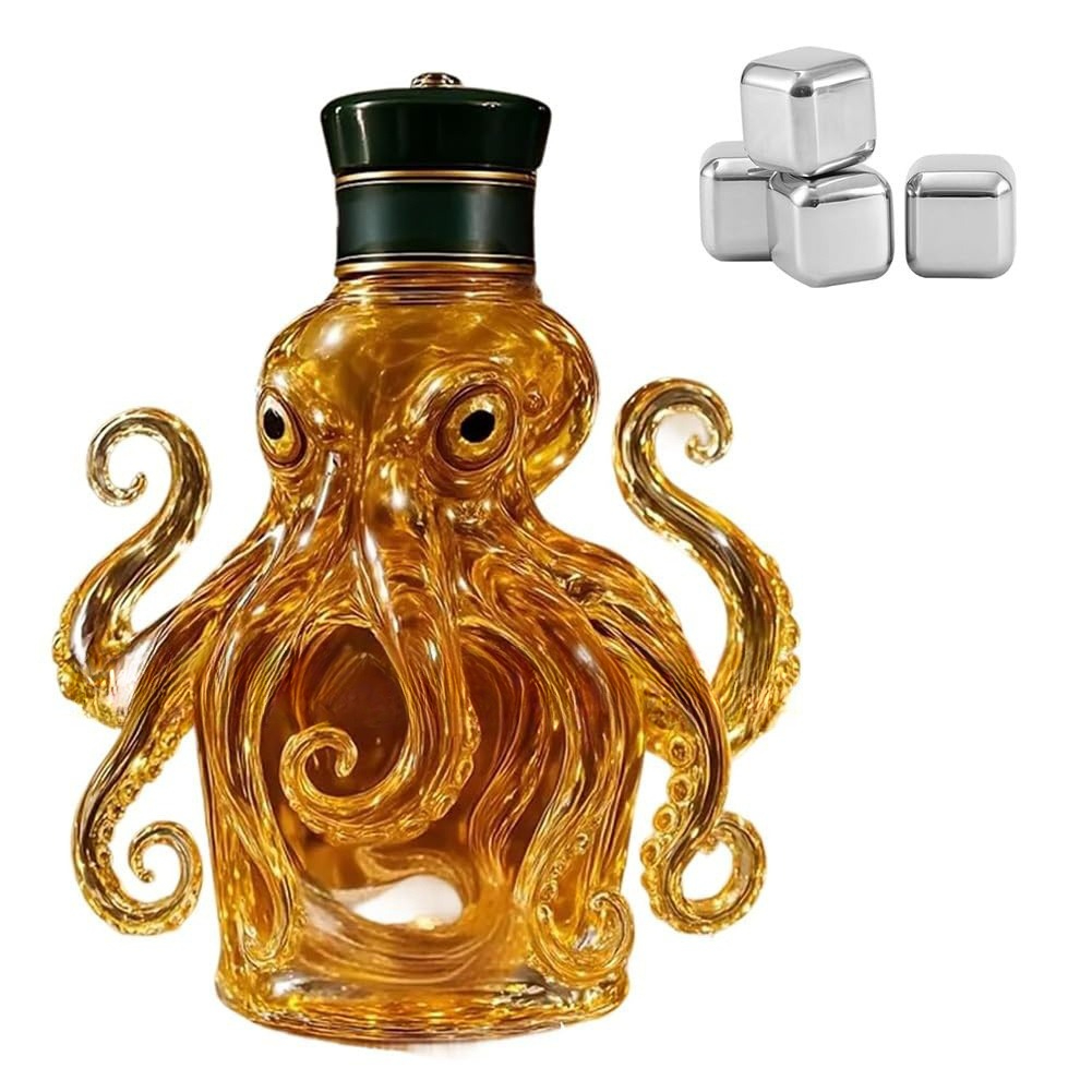3D-декантер для виски в форме  – обзор и цена Glass Decanter Whiskey