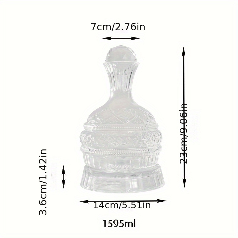 Хрустальный графин для вина Эл – обзор и цена Glass Decanter Whiskey