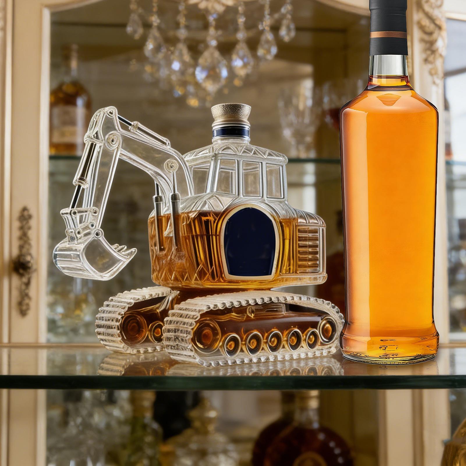 Кувшин для виски в форме экска – обзор и цена Glass Decanter Whiskey