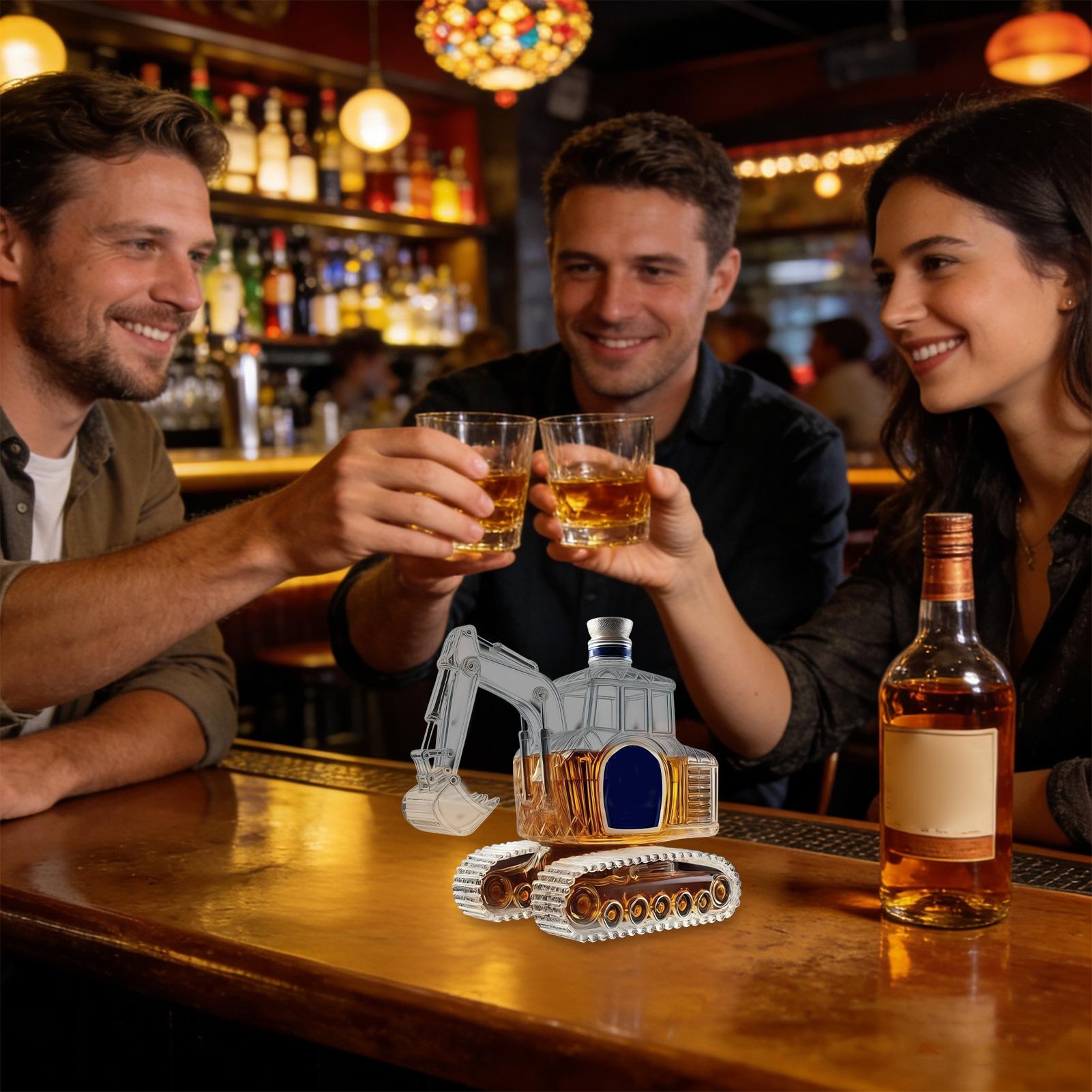 Кувшин для виски в форме экска – обзор и цена Glass Decanter Whiskey