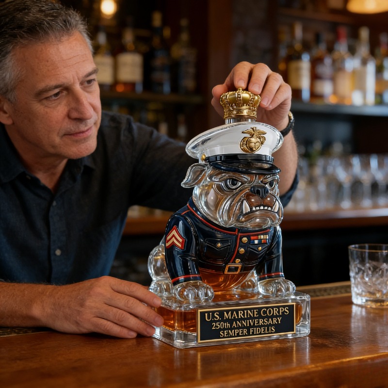 Декантер для виски «Бульдог» К – обзор и цена Glass Decanter Whiskey