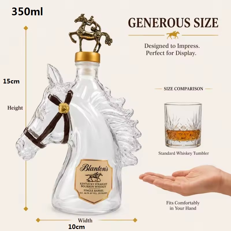 Графин для виски в форме лошад – обзор и цена Glass Decanter Whiskey